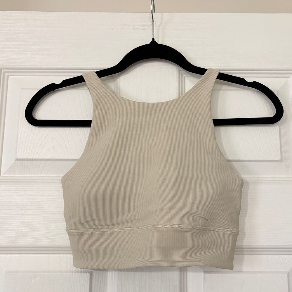 Lululemon High Neck Ribbed Longline Energy Bra 6